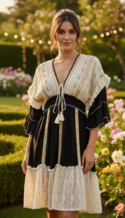 Robe courte Chantilly Whisper