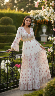 Floral Haven Boho dress