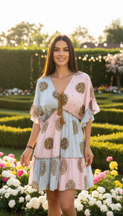 Bicolor Soft Garden Dress