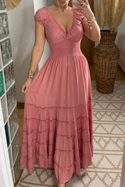 Robe Bohème Rose Sérénité