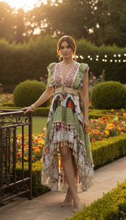 Robe longue Alma Garden