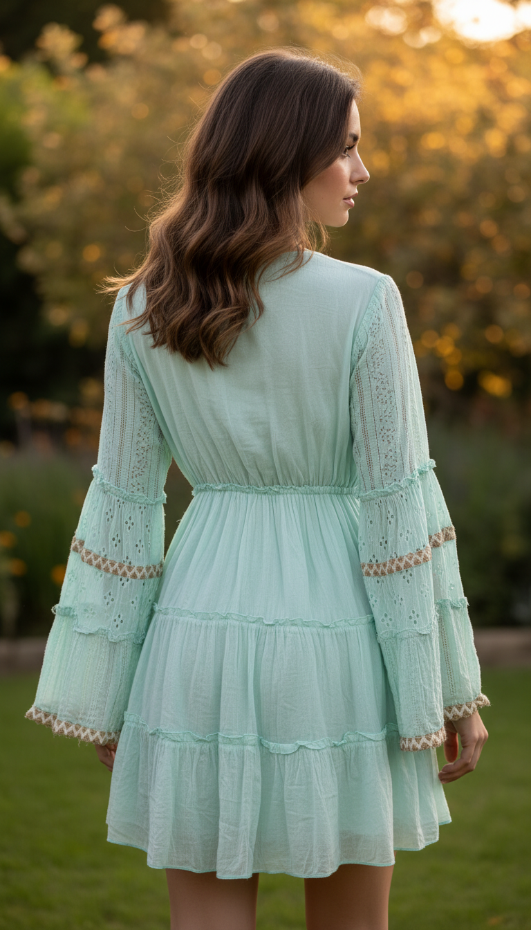 Aurora Handcrafted Mini Dress