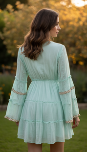 Aurora Handcrafted Mini Dress