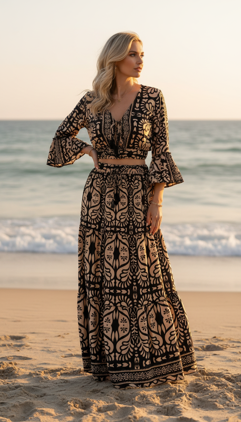 Silk Black Garden Set