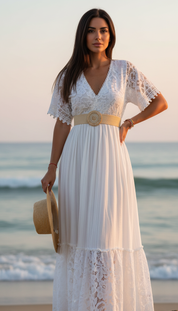 Lace Meadow Maxi Dress