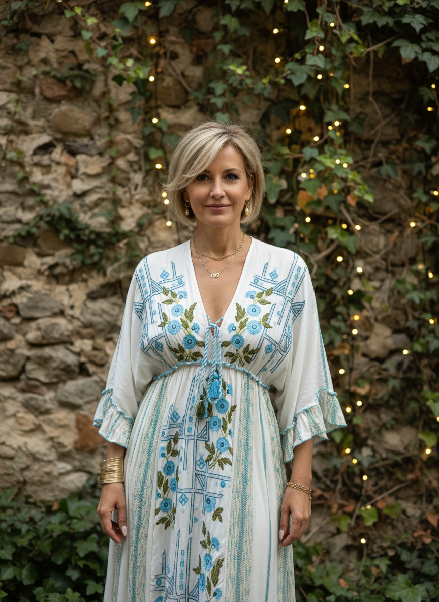 Boho Ethnic Maxi Dress