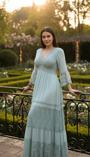 Pure Bohemian Elegance in Blue