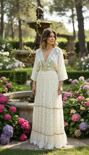 Golden Meadow Boho Gown