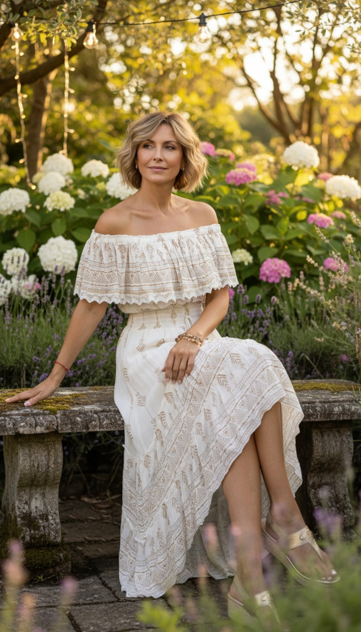 Mistic Asymetric Maxi Dress