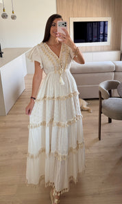 Elysia Tassel Maxi Dress