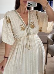Embroidered Soul Maxi Dress