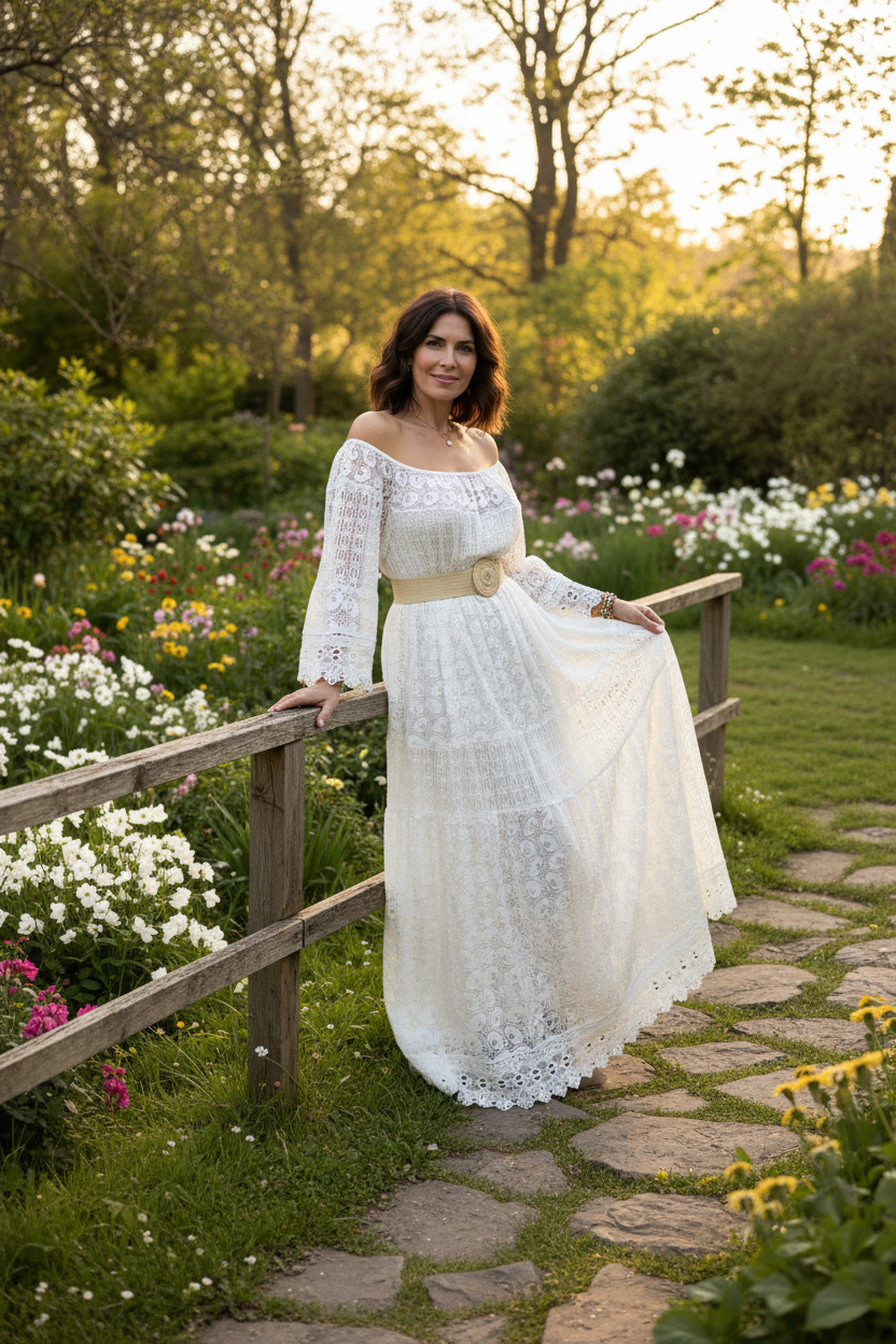 Whispering Lace Dress