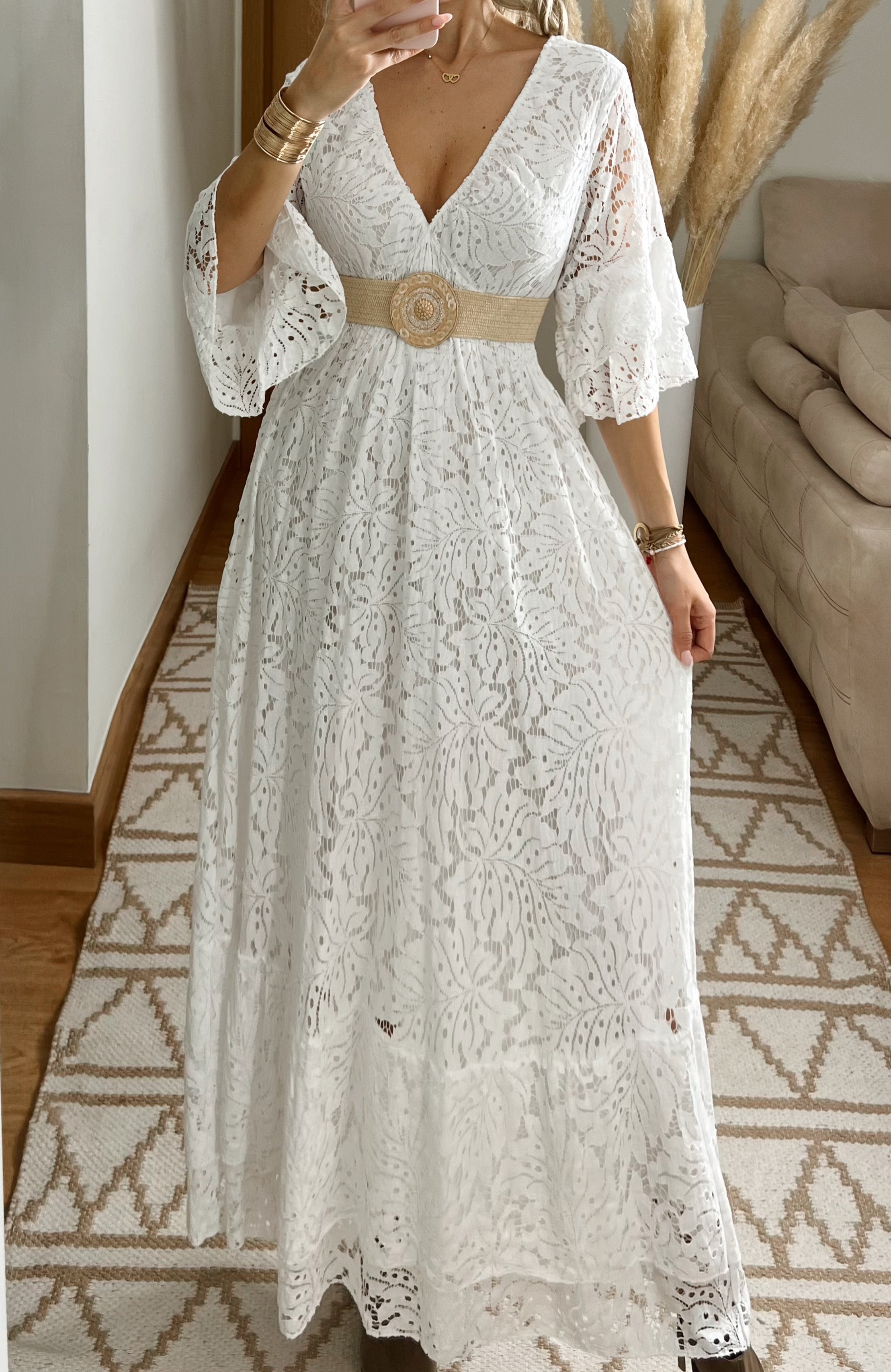 Ethereal Lace Gown