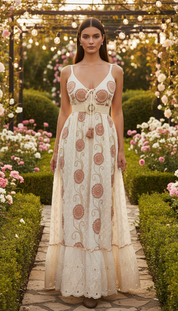 Circle Moon Boho Dress