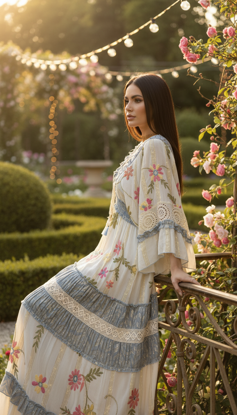 Boho Chic Maxi Dress – Romantic & Elegant