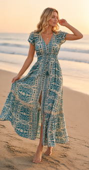 Robe en soie Aurélia