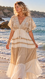 Ivory Soul Maxikleid