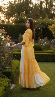Golden Meadow Maxi Dress
