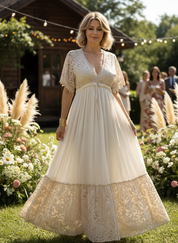 Lace Meadow Maxi Dress