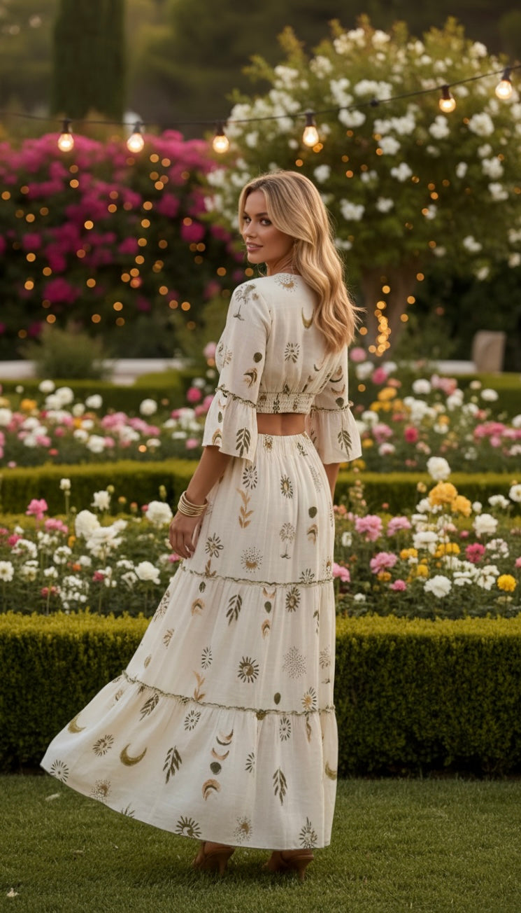 Ensemble bohème Fleur d'or