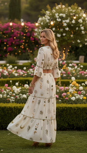 Ensemble bohème Fleur d'or