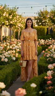 Gardenia Seidenkleid