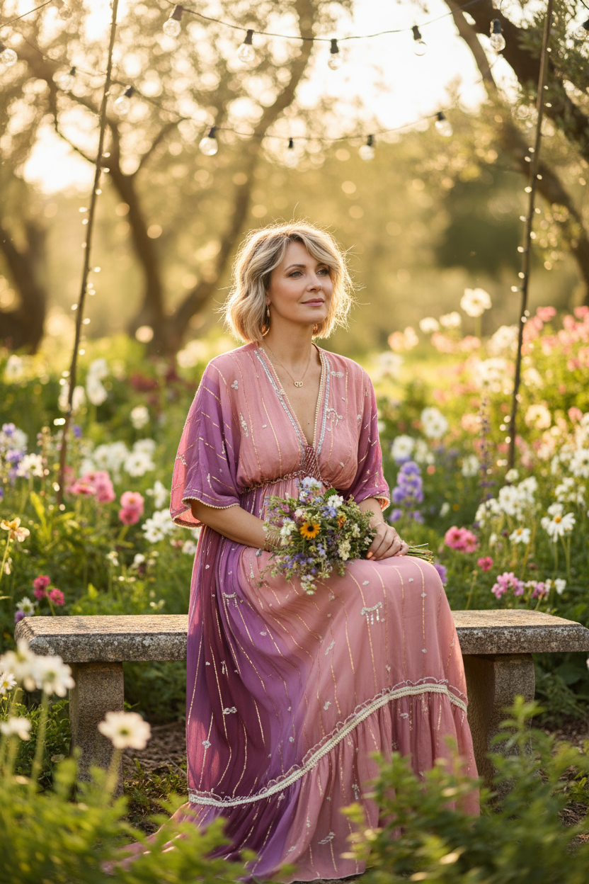 Daisy Boho Chic Dress