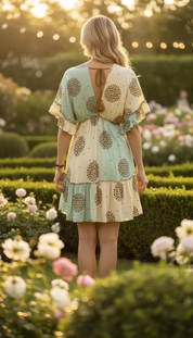 Bicolor Soft Garden Dress