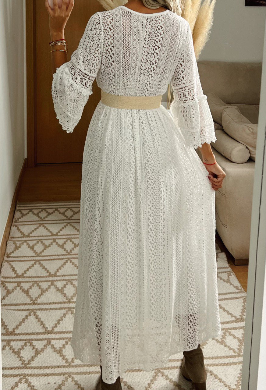 Lace Maxi Bohemian Dress