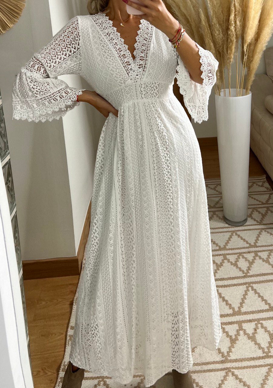 Lace Maxi Bohemian Dress