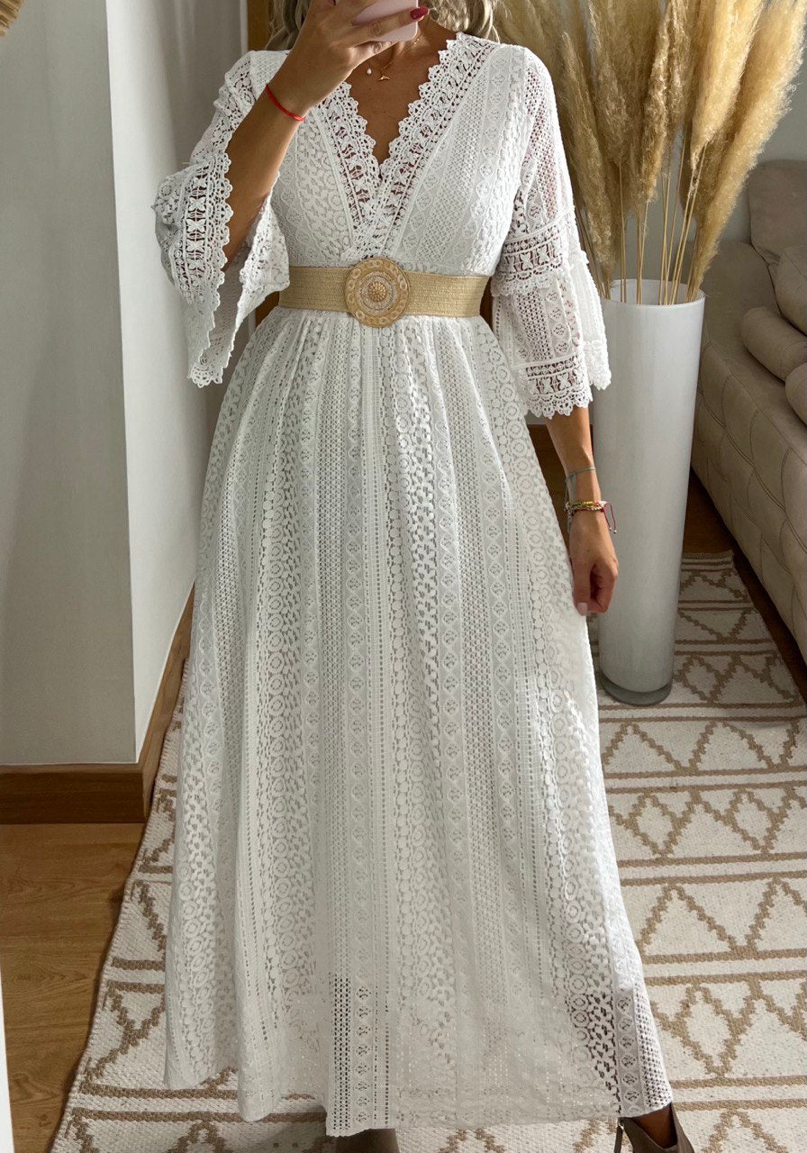 Lace Maxi Bohemian Dress