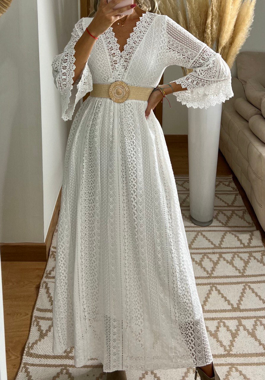 Lace Maxi Bohemian Dress