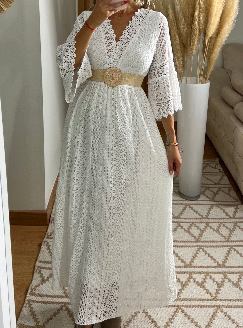 Lace Maxi Bohemian Dress