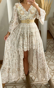 Spectacular Asymmetric Bohemian Dress