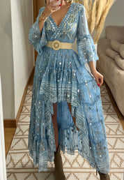 Spectacular Asymmetric Bohemian Dress