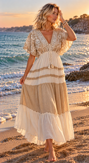 Ivory Soul Maxikleid