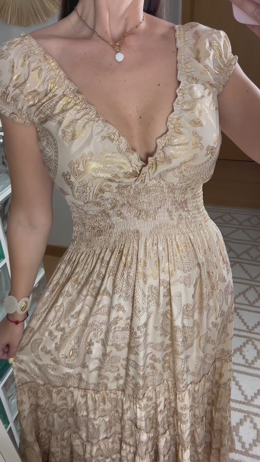 Serene Silk Maxi Dress