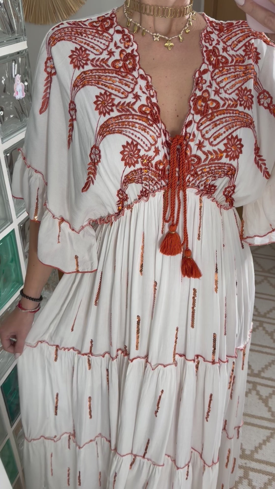 Amber Whisper Maxi Dress