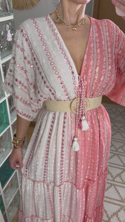 Blush Meadow Maxi Dress