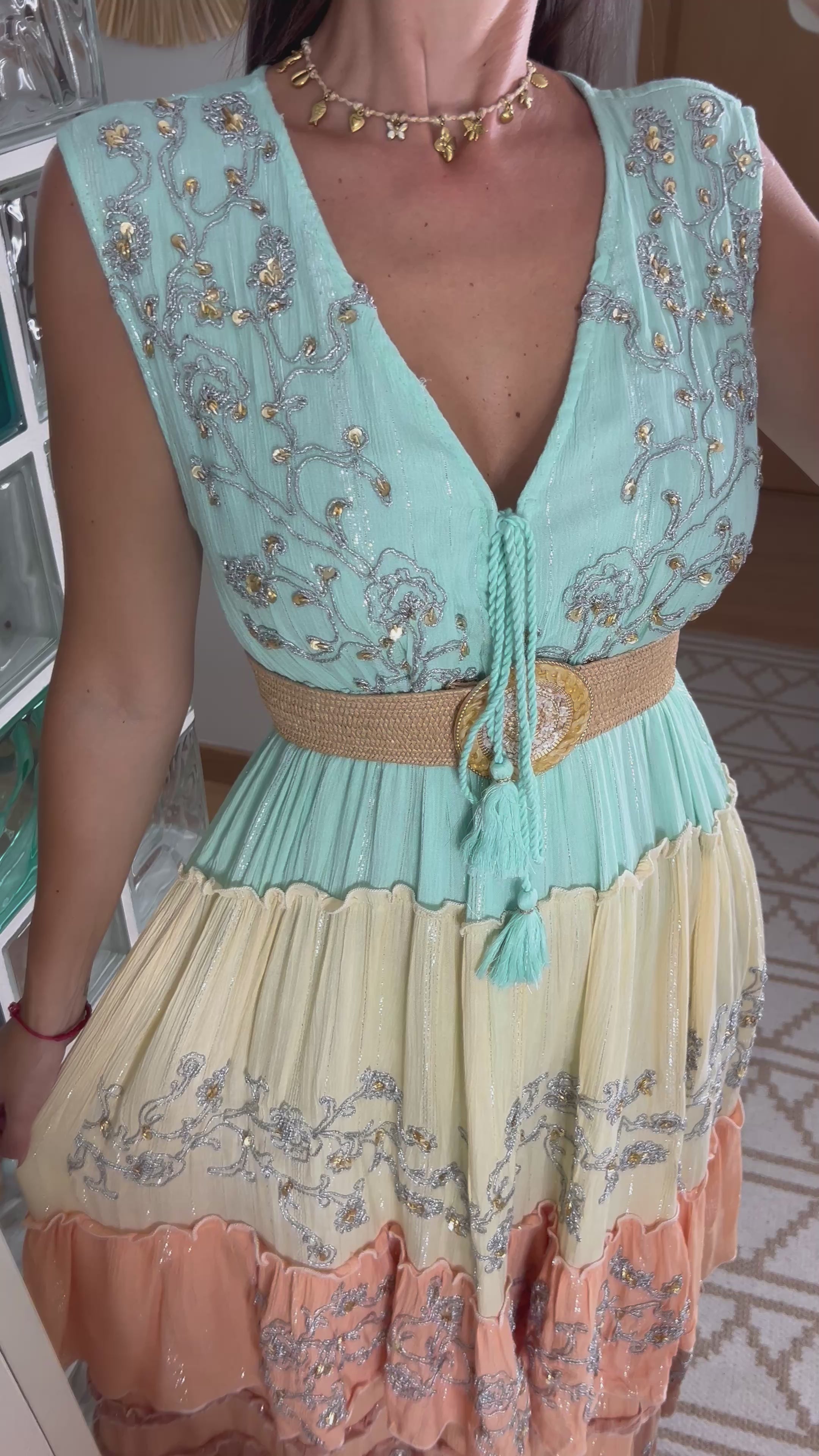 Sunset Boho Maxi Dress