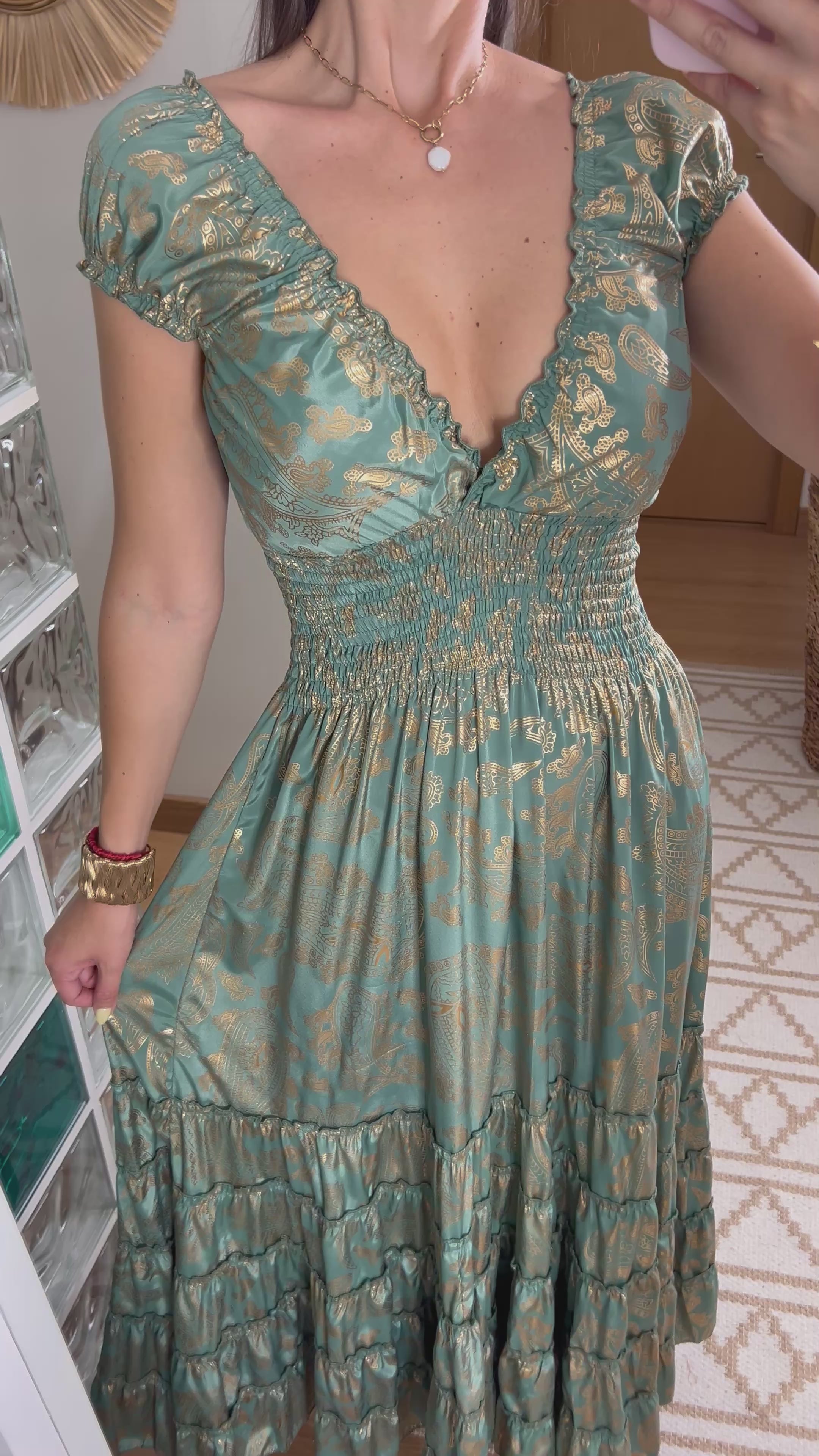 Serene Silk Maxi Dress