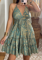 Oasis Silk Mini Dress