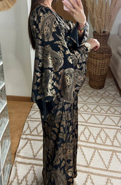 Natural Kaftan Maxi Dress