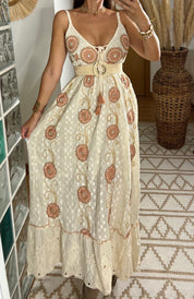 Circle Moon Boho Dress