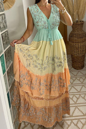 Sunset Boho Maxi Dress