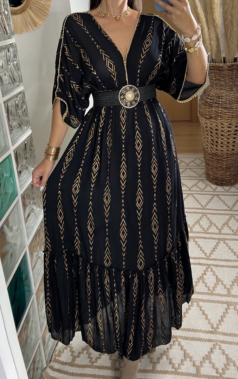 Midnight Muse Boho Dress