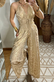 Natural Silk Jumpsuit & Kimono