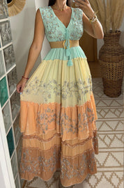 Sunset Boho Maxi Dress