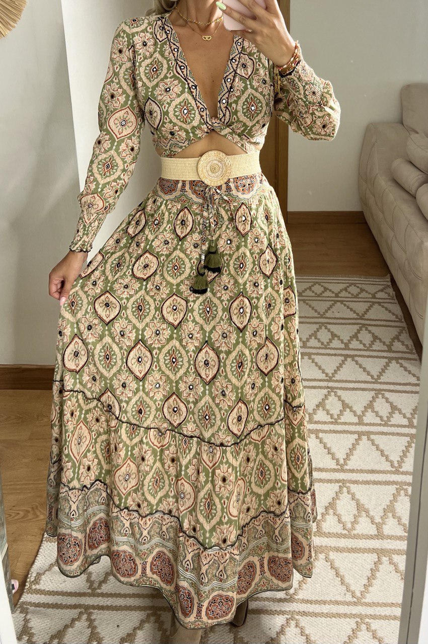 Two Pieces Bohemian dress