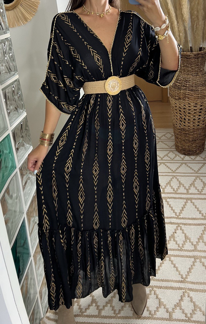 Midnight Muse Boho Dress